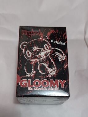 Gloomy The Naughty Grizzly Figure - Black & Red Box